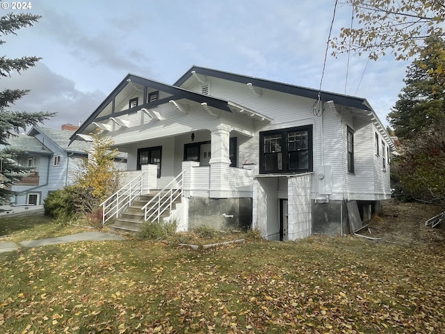 240 N Court St, Heppner, OR 97836 - view of front of house with covered porch