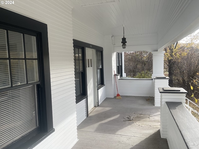240 N Court St, Heppner, OR 97836 - deck featuring covered porch