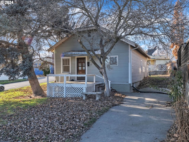 bungalow with covered porch