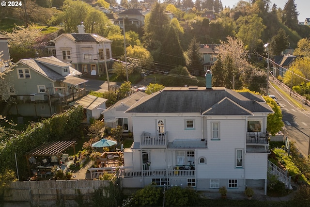 view of birds eye view of property