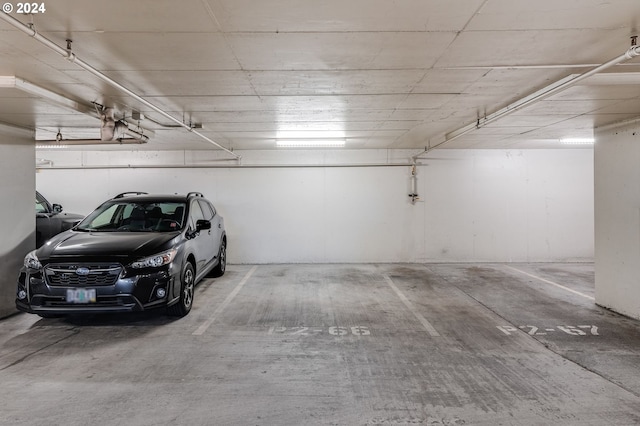 view of parking deck