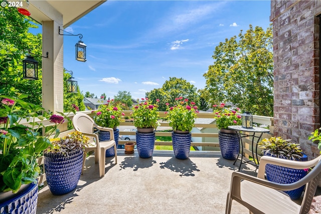 view of patio