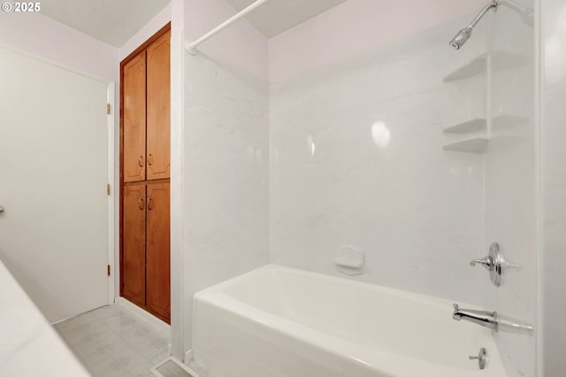 full bathroom with tub / shower combination