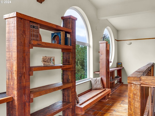 interior space featuring hardwood / wood-style floors