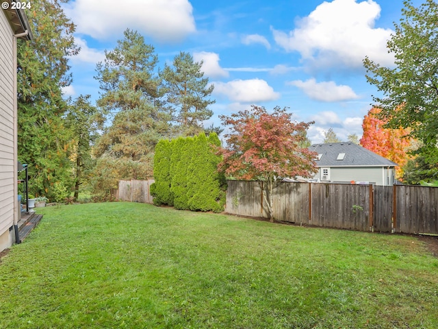 view of yard