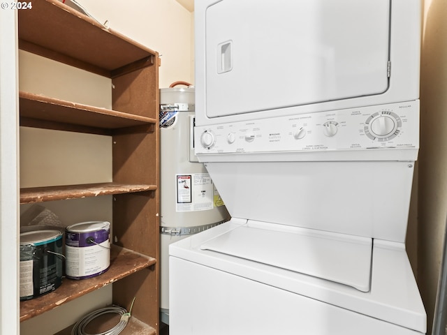 10940 SW Meadowbrook Dr Unit 29, Portland, OR 97224 - laundry room with estacked washer and dryer