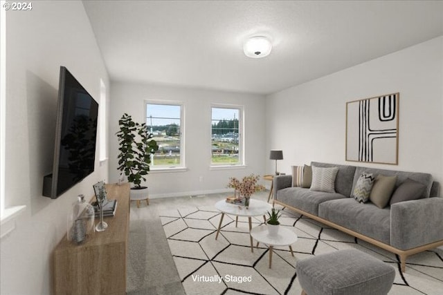 13886 SW Sabrina Ave, Tigard, OR 97140 - living area with light carpet and baseboards