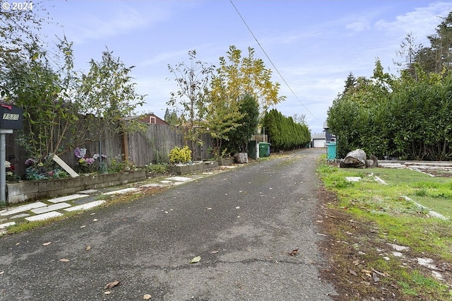 view of street