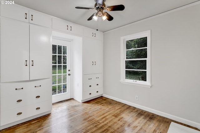 1212 Laurel St Unit 9, Lake Oswego, OR 97034 - empty room with wood finished floors, baseboards, and a ceiling fan