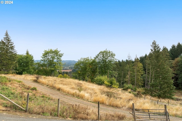 exterior space featuring a rural view