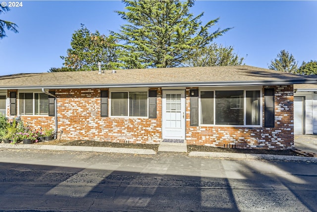 view of ranch-style house