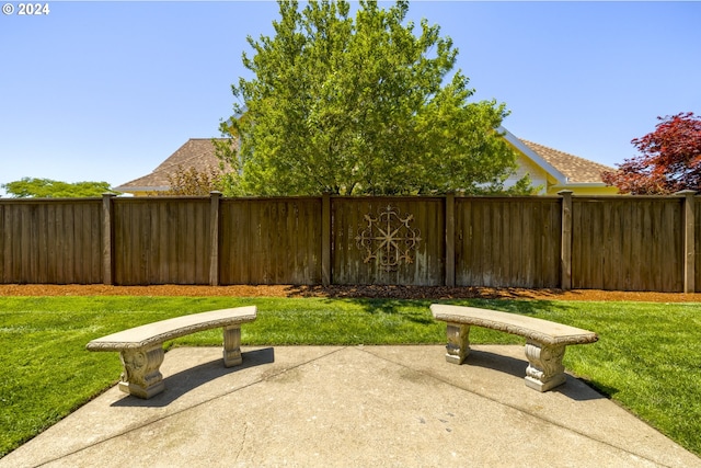 view of patio