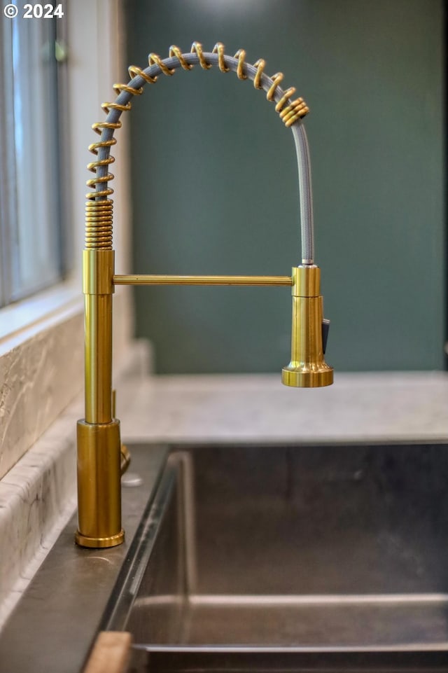 interior details featuring a sink