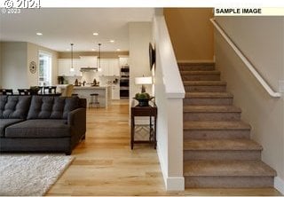 interior space featuring hardwood / wood-style floors