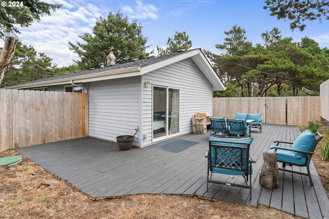 4624 Joshua Ln, Florence, OR 97439 - deck featuring outdoor lounge area