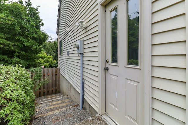 view of entrance to property