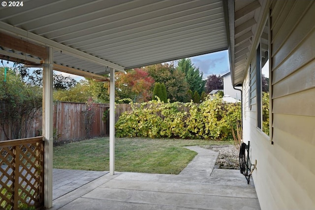 view of patio