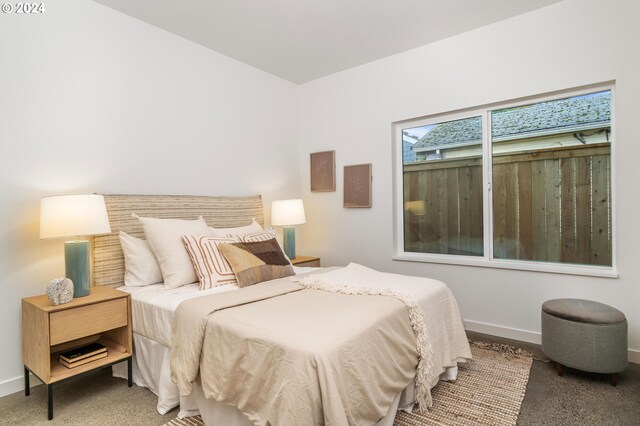 bedroom featuring carpet floors