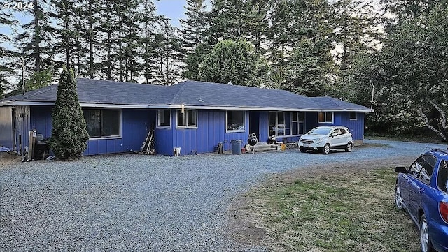 43460 Nicholson Dr, Port Orford, OR 97465 - view of front facade featuring gravel driveway