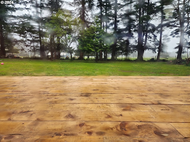 43460 Nicholson Dr, Port Orford, OR 97465 - view of community featuring a wooden deck and a lawn