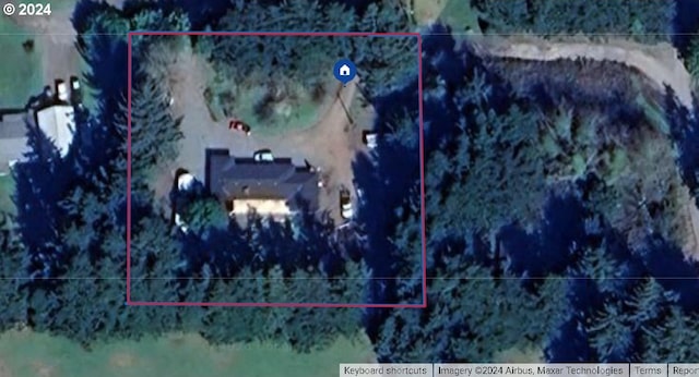43460 Nicholson Dr, Port Orford, OR 97465 - map / location with property boundaries highlighted