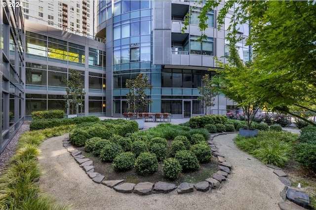 exterior space with a patio