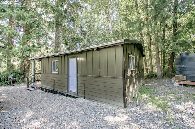 view of outbuilding