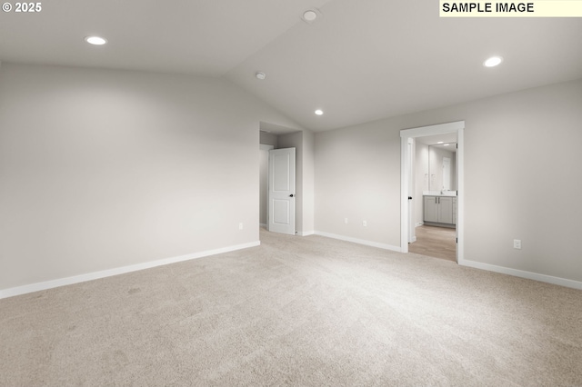 1353 NE Josephine Ct Unit 167, Estacada, OR 97023 - unfurnished bedroom featuring baseboards, recessed lighting, and light colored carpet