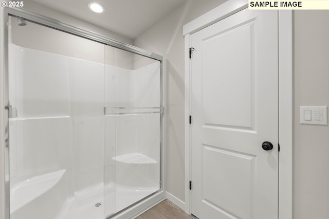 1353 NE Josephine Ct Unit 167, Estacada, OR 97023 - full bath with recessed lighting and a stall shower