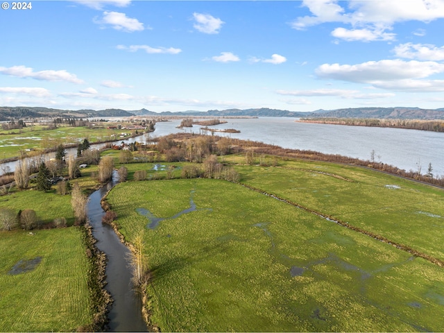 252 State Route 409, Cathlamet, WA 98612 - aerial view featuring a water and mountain view