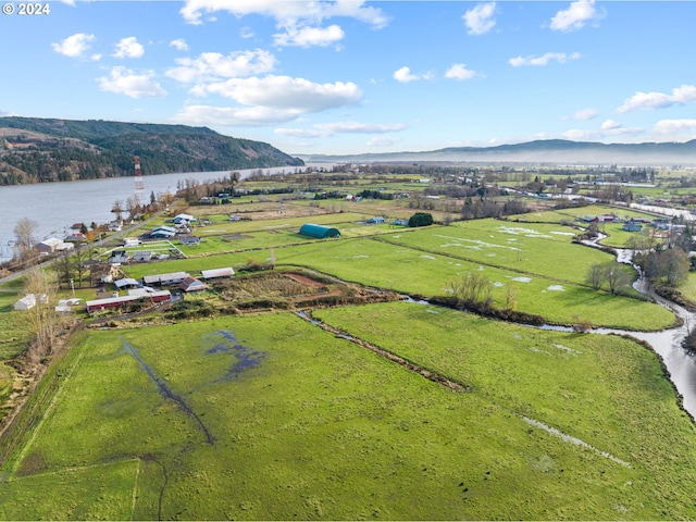 252 State Route 409, Cathlamet, WA 98612 - birds eye view of property featuring a water and mountain view
