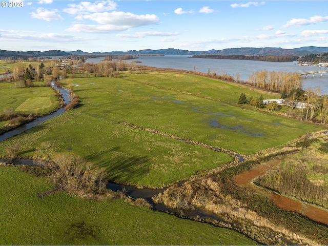 252 State Route 409, Cathlamet, WA 98612 - aerial view with a water and mountain view