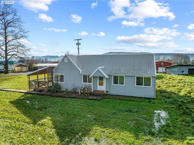 252 State Route 409, Cathlamet, WA 98612 - single story home with a front yard