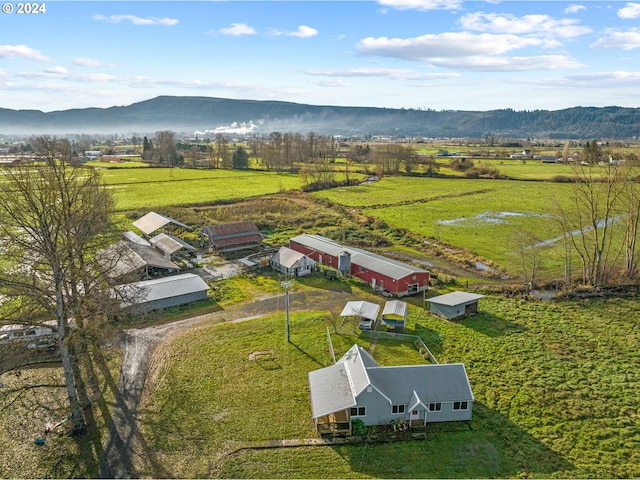 252 State Route 409, Cathlamet, WA 98612 - aerial view with a rural view and a mountain view