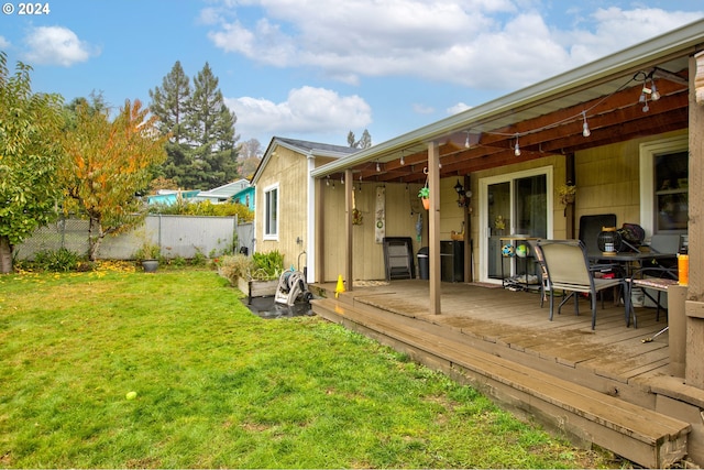 exterior space featuring a lawn