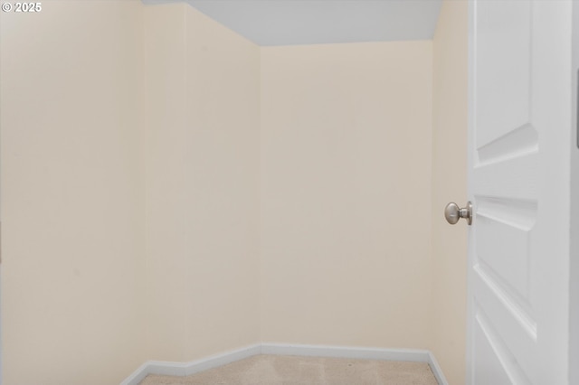 interior space with baseboards