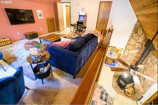 68191 E Twinberry Loop, Welches, OR 97067 - view of carpeted living room