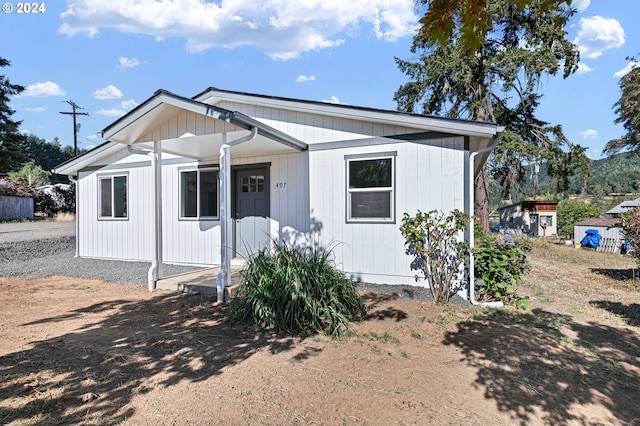 view of front of home