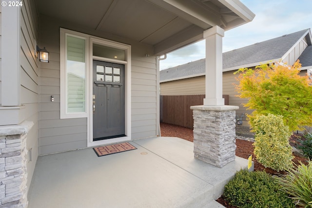 view of property entrance