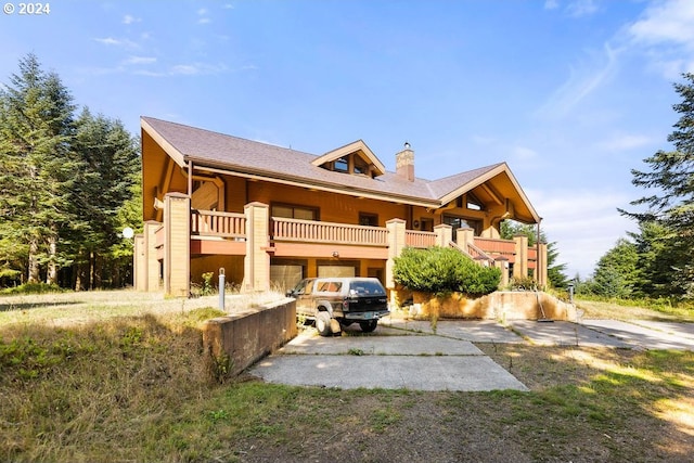 view of rear view of house