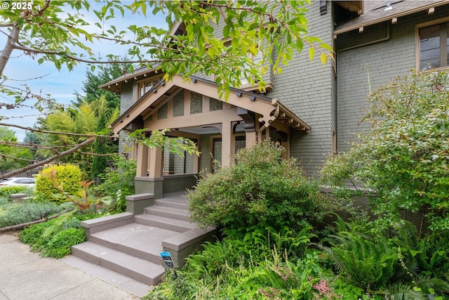 view of entrance to property