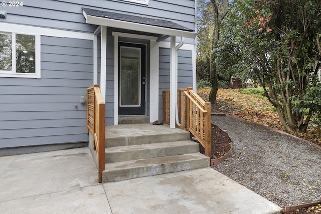 view of entrance to property