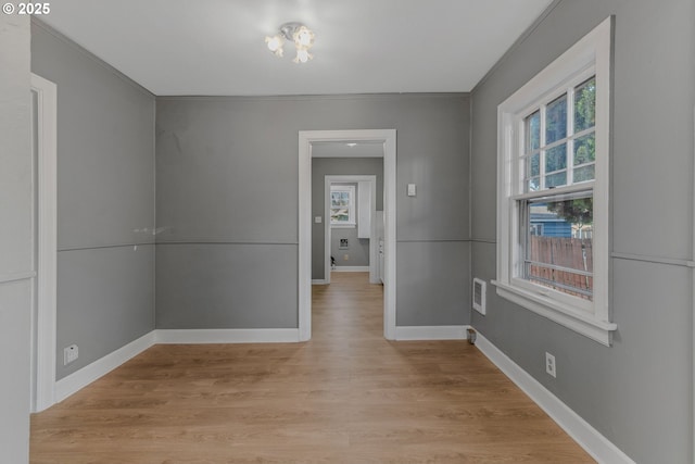 2849 Florida St, Longview, WA 98632 - spare room with baseboards and light wood-type flooring