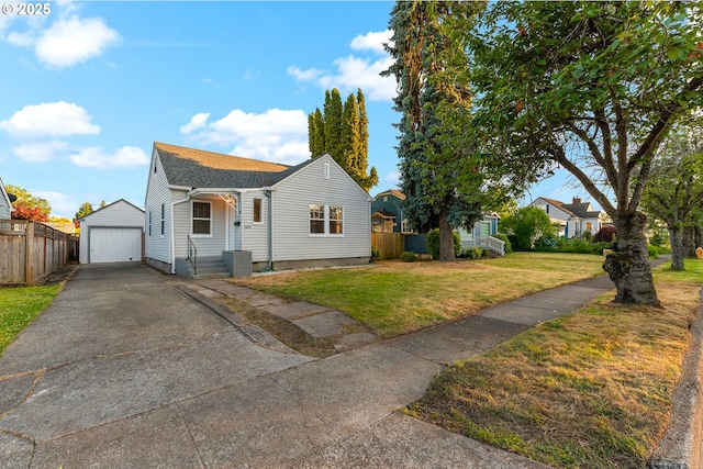 2849 Florida St, Longview, WA 98632 - bungalow-style home featuring an outbuilding and a detached garage