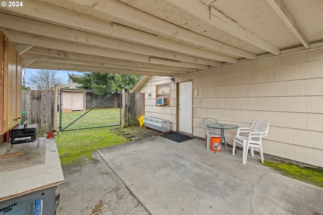 view of patio / terrace with cooling unit