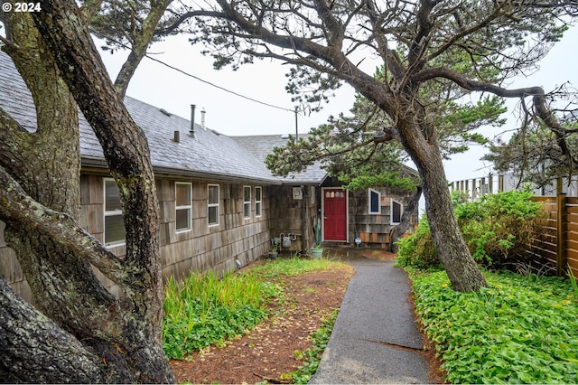 view of front of home