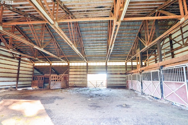 view of stable