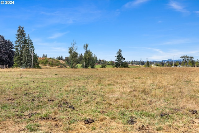 view of nature with a rural view