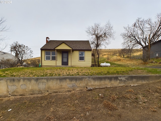 view of bungalow-style home