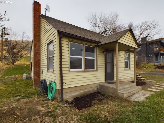 view of bungalow-style home